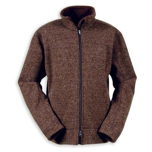 Tatonka style - giacca in pile da uomo seward jacket, colore: marrone scuro