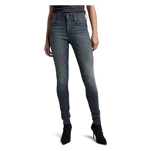 G-STAR RAW lhana skinny jeans, blu (grigio chert antico d19079-9882-b145), 30 w/30 l donna