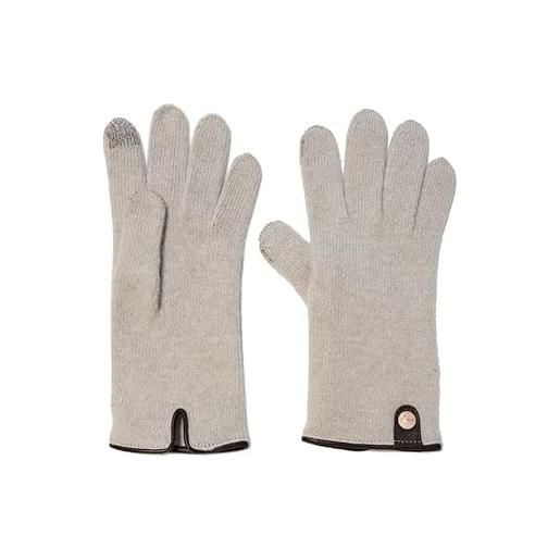 BICKLEY+MITCHELL cashmere merino blend touch gloves 2176-03-9-12-guanti guanti freddi, sabbia, taglia unica donna