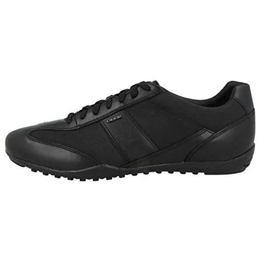 Geox u wells a, sneakers uomo, nero (black c9999), 40 eu