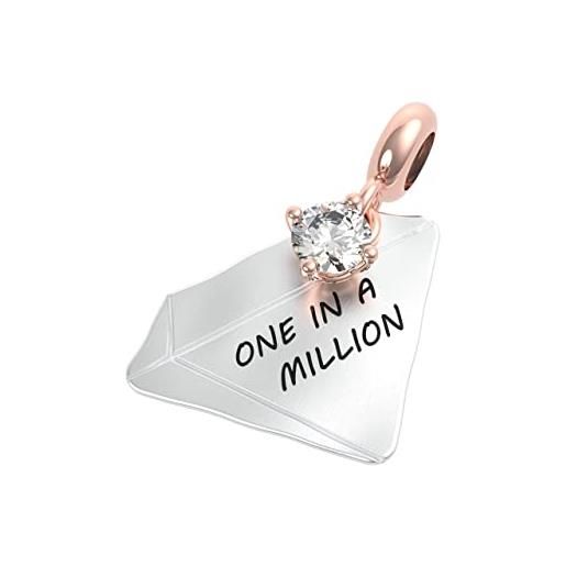 Rerum Gioielli - charm in argento 925: amore - one in a million