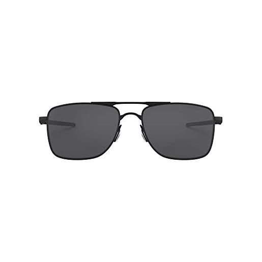 Oakley 0oo4124 occhiali, nero (matte black/grey), 62 unisex-adulto