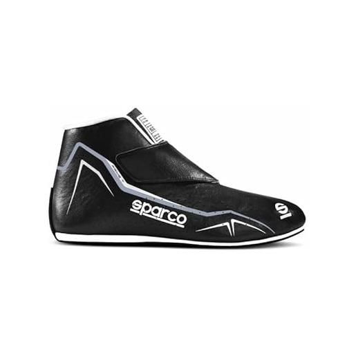 Sparco stivaletti prime-t 2022 taglia 42 nero/bianco, mocassino unisex-adulto, standard, eu