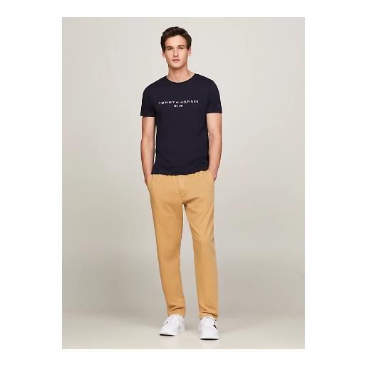 TOMMY HILFIGER tommy logo tipped tee TOMMY HILFIGER
