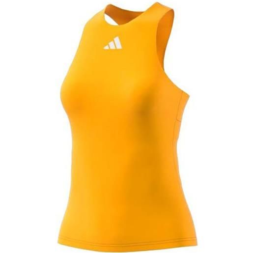 Adidas y-tank sleeveless t-shirt arancione s donna