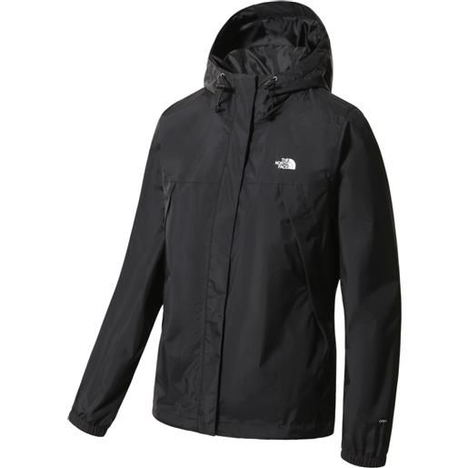 The North Face - giacca leggera e traspirante - w antora jacket tnf black per donne in pelle - taglia xs, s, m, l - nero