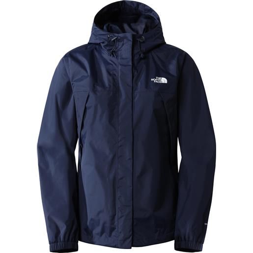 The North Face - giacca leggera e traspirante - w antora jacket summit navy per donne in pelle - taglia xs, s, m, l - blu navy