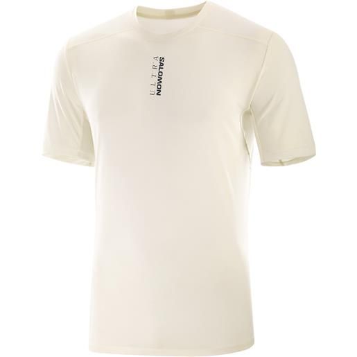 Salomon - t-shirt tecnica - s/lab ultra fdh tee m vanilla ice per uomo - taglia s, m, l, xl - beige