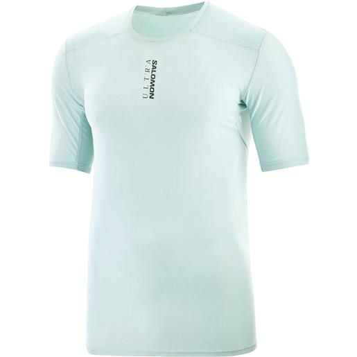 Salomon - t-shirt tecnica - s/lab ultra fdh tee m cameo blue per uomo - taglia s, m, l, xl