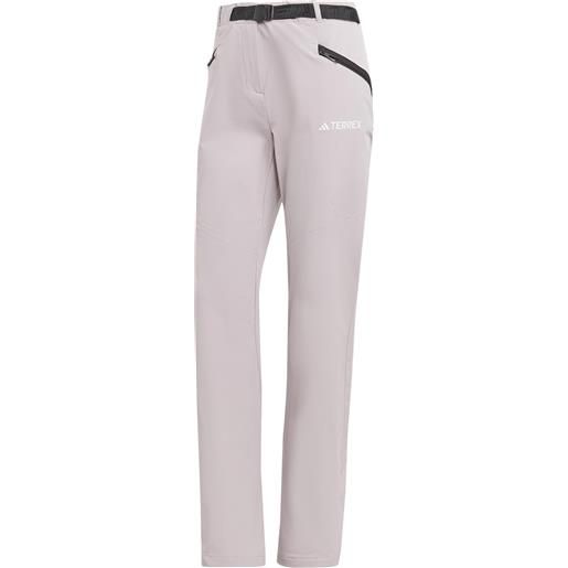 Adidas - pantaloni da trekking - xperior pants w prlofi per donne in pelle - taglia 36,38,40,42 - rosa