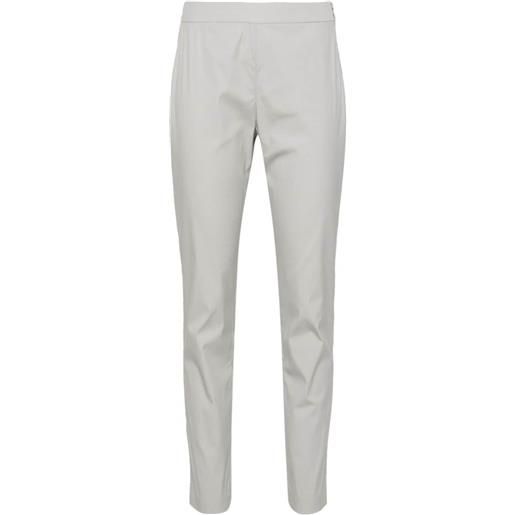 Fabiana Filippi pantaloni affusolati con pieghe - grigio