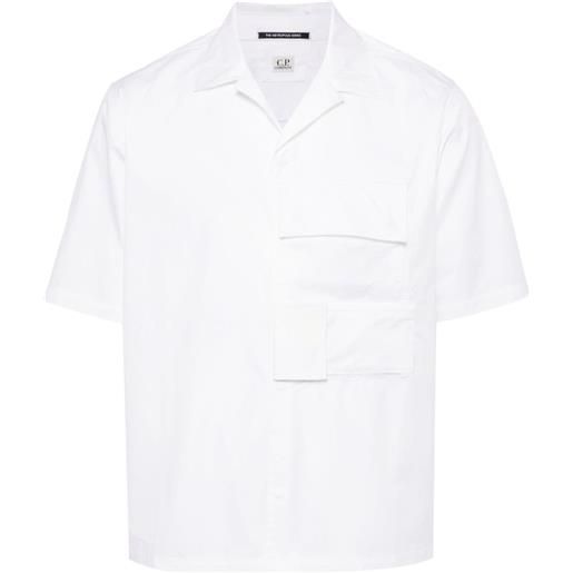 C.P. Company camicia gab a maniche corte - bianco