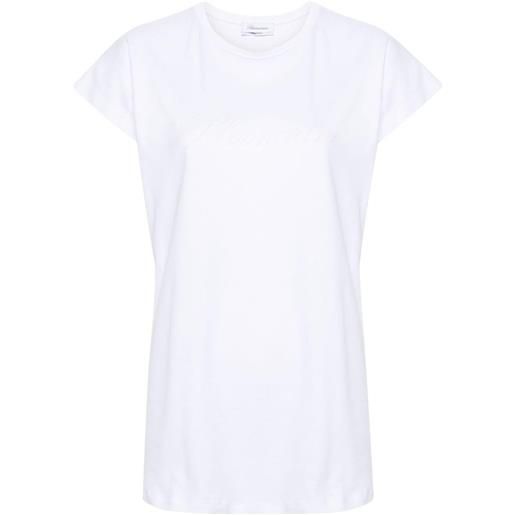 Blumarine t-shirt con decorazione - bianco