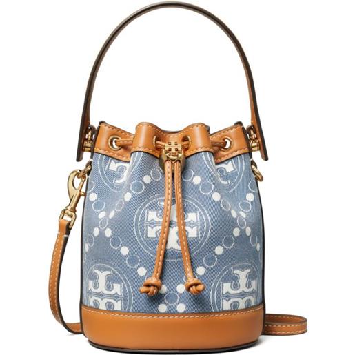 Tory Burch borsa a tracolla t monogram - blu