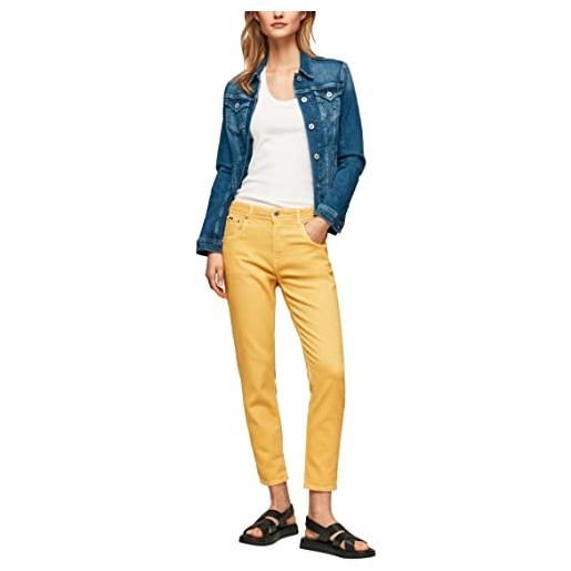 Pepe Jeans violet, pantaloni donna, giallo (shine), 28w / 34l