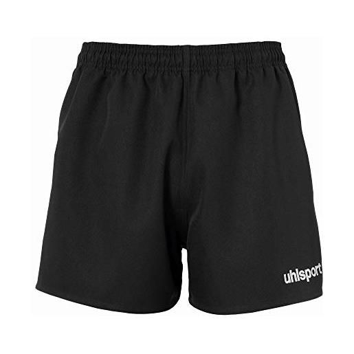uhlsport rugby shorts, uomo, nero, xl