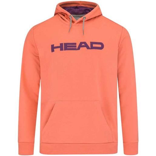 Head Racket club byron hoodie arancione l uomo