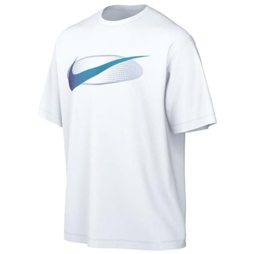 Nike dz2995-100 m nsw tee m90 12mo swoosh t-shirt uomo white m