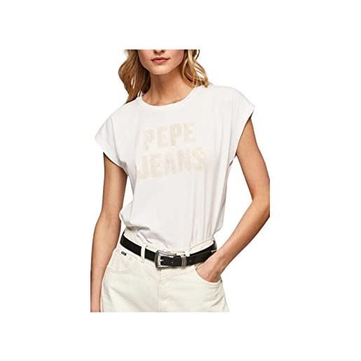 Pepe Jeans ola, t-shirt donna, bianco (white), s