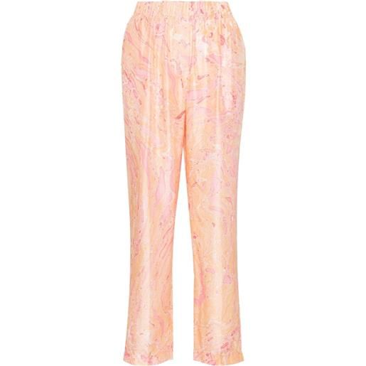 Forte Forte pantaloni con stampa - rosa