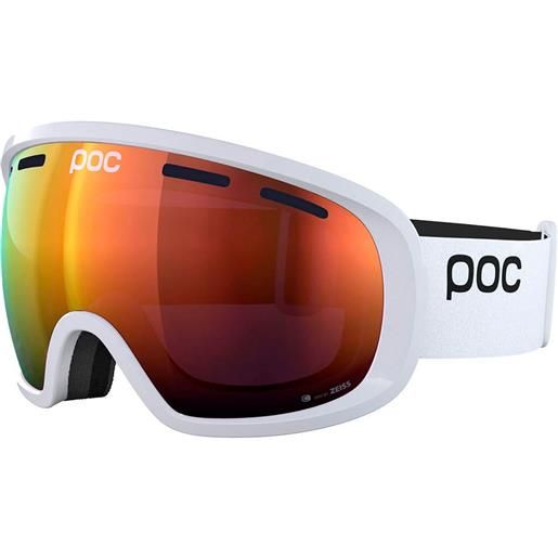 Poc fovea clarity ski goggles bianco spektris orange/cat2