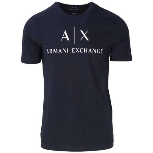Armani exchange t-shirt uomo maniche corte blu