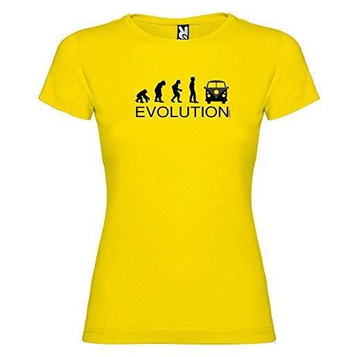 Kruskis 11502302 x xls141 maglietta, donna, giallo, 2 x l