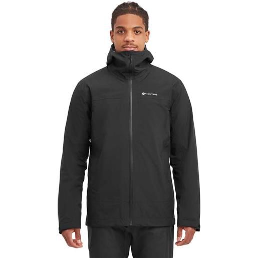 Montane solution full zip rain jacket nero s uomo