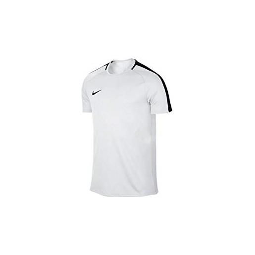 Nike dry-fit academy top - maglietta per calcio uomo, bianco (white/black), s