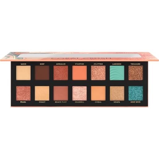 Catrice occhi ombretto coral slim eyeshadow palette 030 under the sea