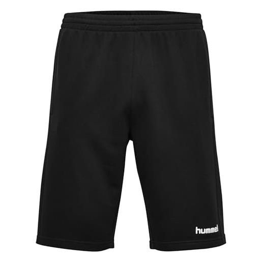 hummel hmlgo kids cotton bermuda shorts color: black_talla: 116