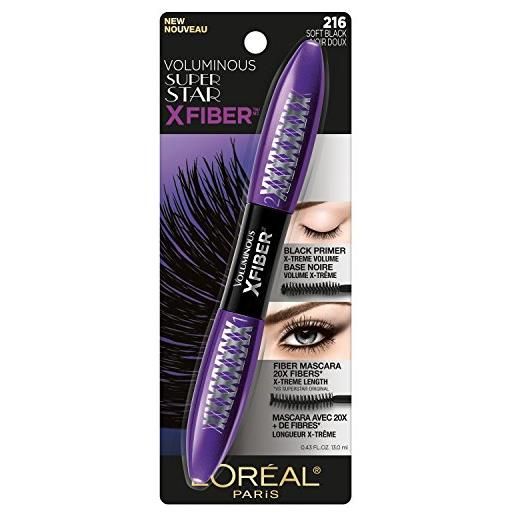 L'Oréal Paris makeup voluminous x fiber mascara with black primer