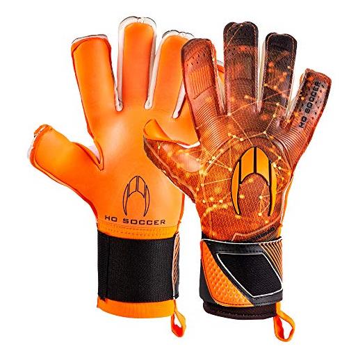 Ho soccer guante portero premier supremo ii roll/negative orange color: orange - talla: 6