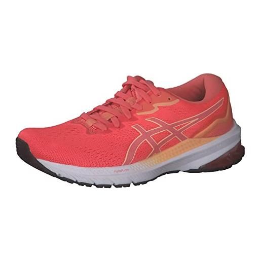 Asics gt-1000 11, scarpe da ginnastica basse donna, nero bianco, 39.5 eu