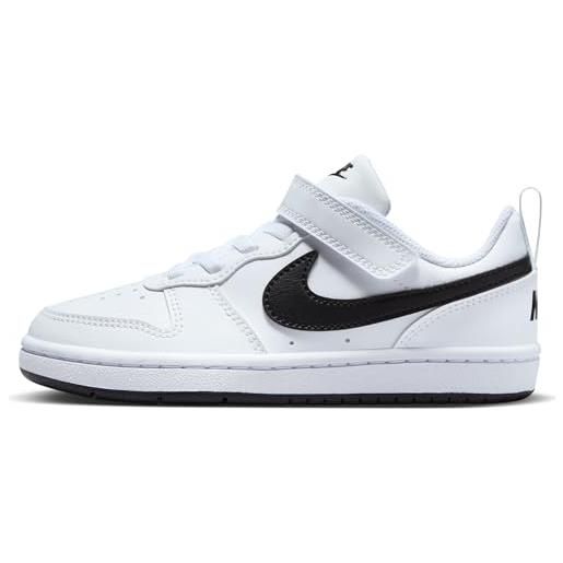 Nike court borough low recraft (ps), sneaker, white/black, 28.5 eu