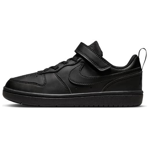 Nike court borough low recraft (ps), sneaker, bianco, 33.5 eu