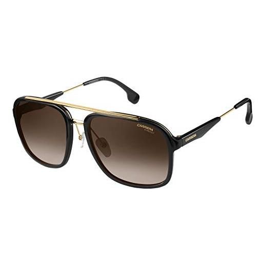 Carrera occhiali da sole 133/s black gold/brown shaded 57/19/140 unisex