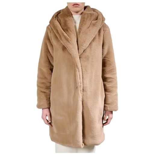 Kaos cappotto donna con pelliccia taglia 38