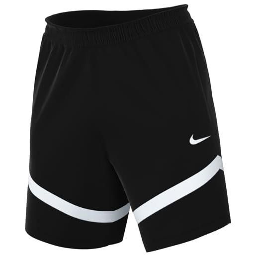 Nike dv9524-010 m nk df icon+ 8in pantaloni sportivi uomo black/black/white/white xl