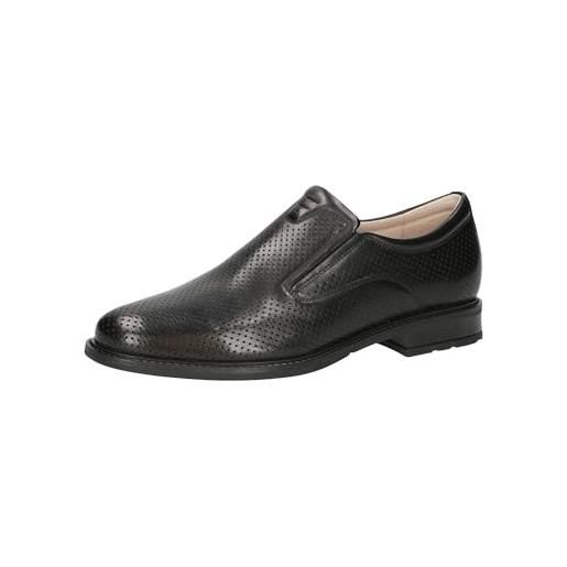 CAPRICE uomo 9-14601-42, mocassino basso, nappa nera, 45 eu