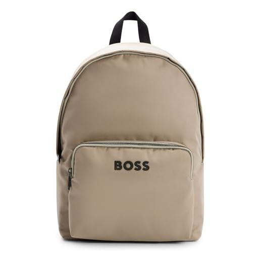 BOSS catch_3.0_backpack, dark beige255, taglia unica, moderno
