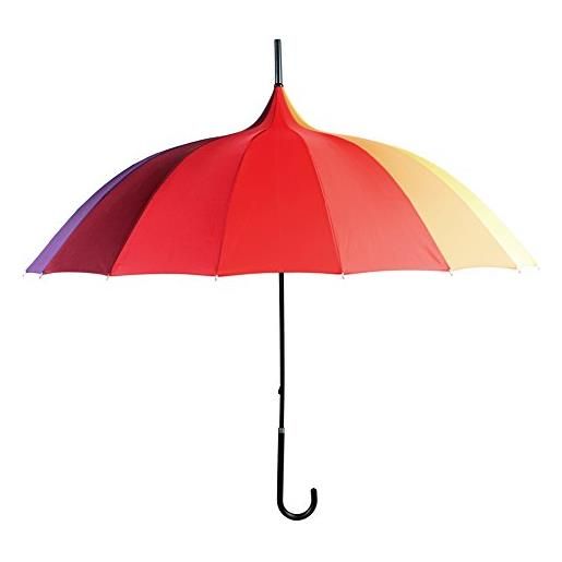 Susino parapluie pagode arc - en -ciel ouverture automatique ombrello classico, 88 cm, 90 liters, multicolore