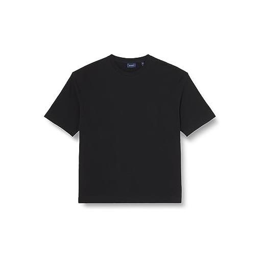 GANT GANT icon t-shirt, t-shirt uomo, nero ( black ), xl