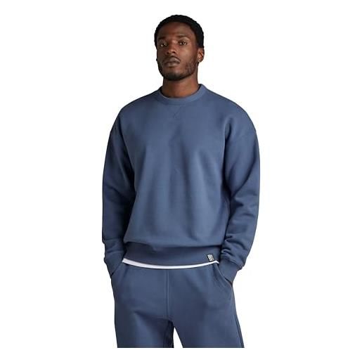 G-STAR RAW unisex essential loose sweater donna, blu (vintage indigo d22995-d395-g278), s