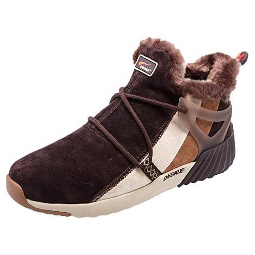 ONEMIX uomo donna stivali scarpe invernali calde da passeggio antiscivolo ginnastica scarpe da scarpe da passeggio invernali per l'alpinismo all'aperto 1205 40eu