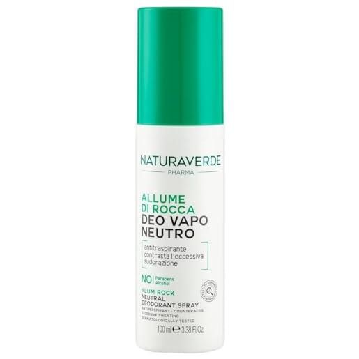 Naturaverde pharma allume di rocca deo vapo neutro 100 ml set da 6 pezzi