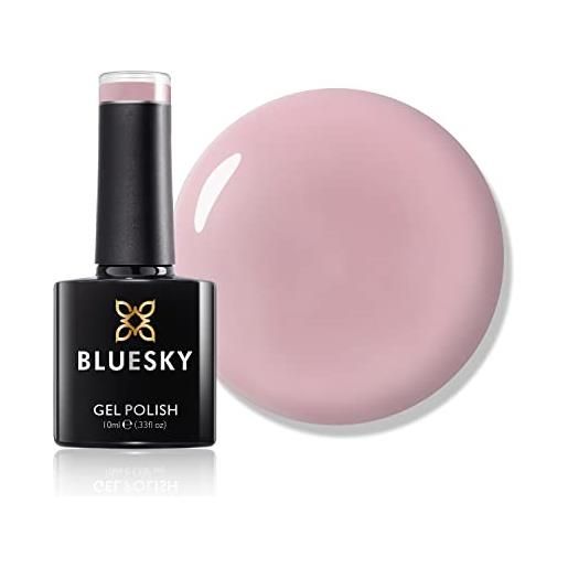 Bluesky smalto per unghie gel, strawberry bon bon, pastel02, rosa, pastello, colore nudo, pallido (per lampade uv e led) - 10 ml