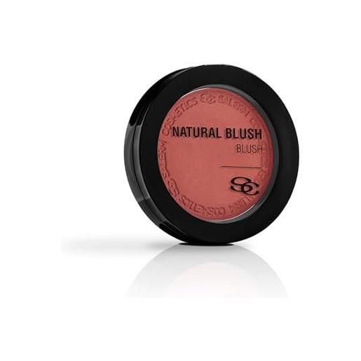 Salerm - fard in polvere compatto - blush naturale - 8 g - scarlet tonalità - blush dall'aspetto naturale - lunga durata - texture morbida e leggera - copertura modulabile