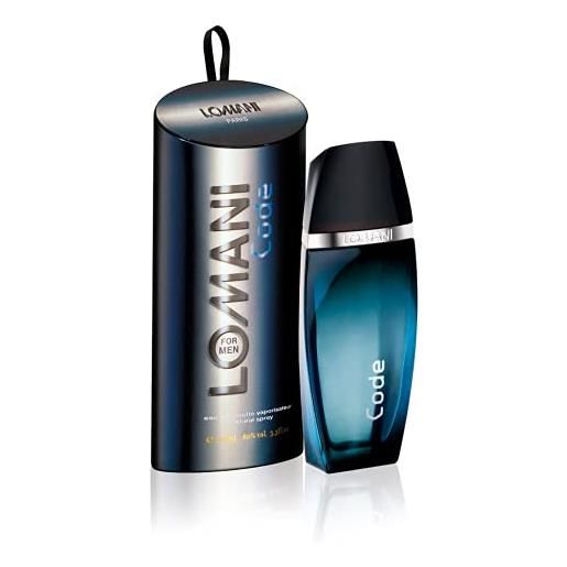 Lomani code eau de toilette spray for men, 3.3 ounce by Lomani