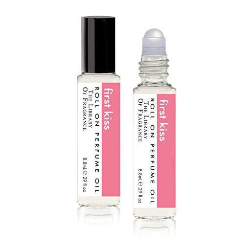 The library of fragrance roll on perfume first kiss - 9 ml